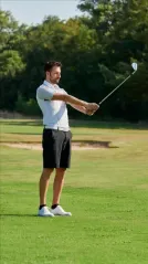 Cover for Swinging symphony: golfer's elegance