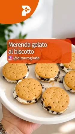 Cover for Merenda gelato al biscotto