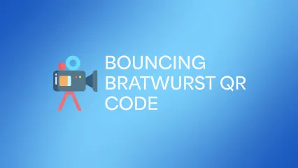Bouncing Bratwurst QR Code - SuperHole 2022 Commercial