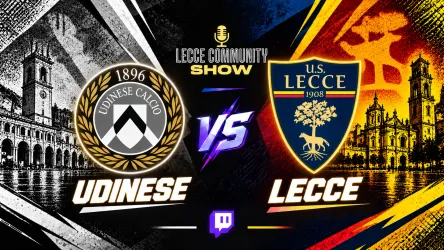 Udinese-Lecce | 0-3 | La partita seguita insieme a Lecce Community Show