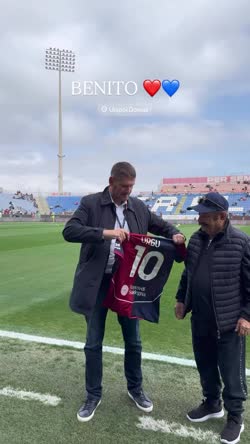 Cover for Benito Urgu nostro ospite allo stadio!